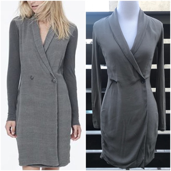 crepe blazer dress